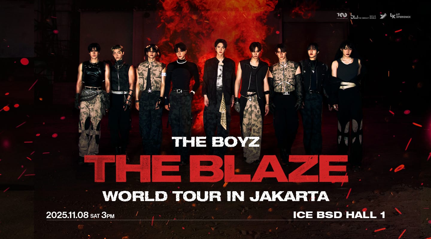 The Boyz Kembali ke Indonesia dengan Konser THE BLAZE