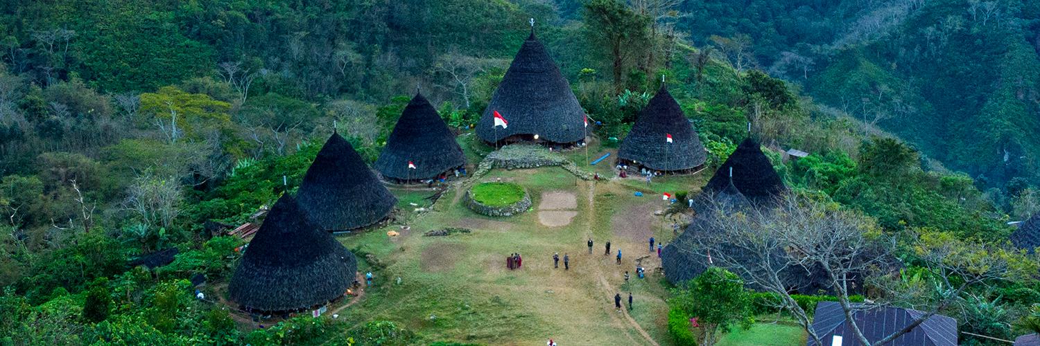 The Traditional Village of Wae Rebo on the Island of Flores