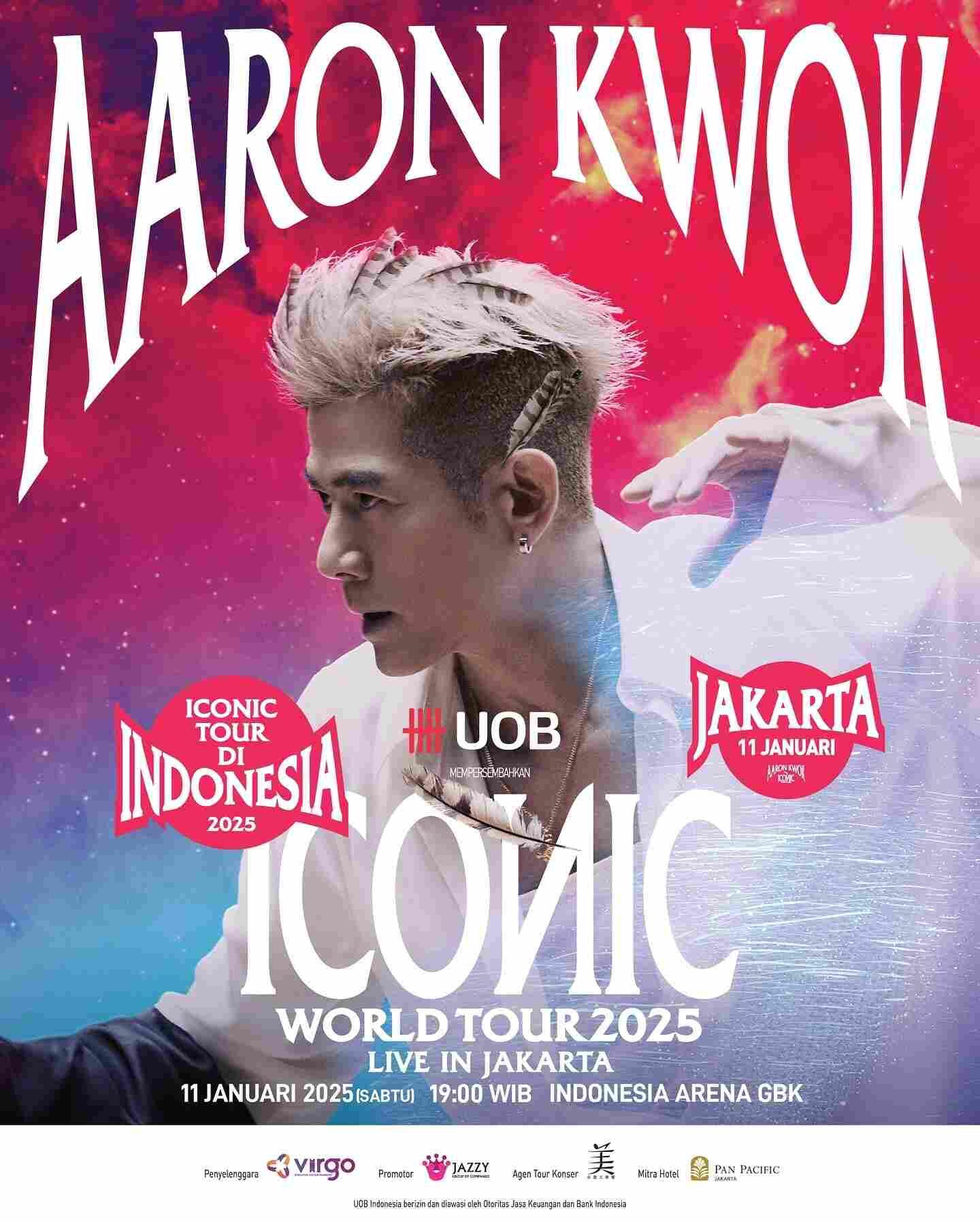 Aaron Kwok ICONIC TOUR in Indonesia